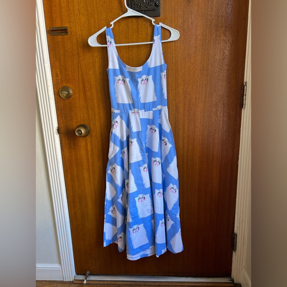 NWT Nooworks xsmall grumpy cat “vacation” dress. Out of print pattern!